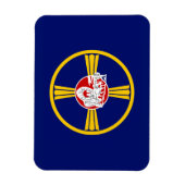 Magnet Flexible Drapeau de la ville d'Omaha (Nebraska) (Vertical)