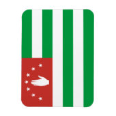 Magnet Flexible Drapeau de l'Abkhazie patriotique (Vertical)