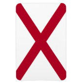 Magnet Flexible Drapeau de l'Alabama (Vertical)