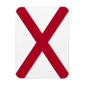 Magnet Flexible Drapeau de l'Alabama (Vertical)