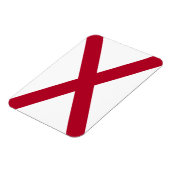 Magnet Flexible Drapeau de l'Alabama (Côté Gauche)