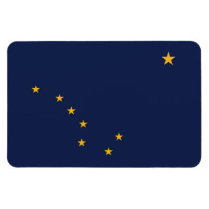Magnet Flexible Drapeau de l'Alaska