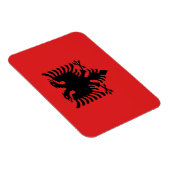 Magnet Flexible Drapeau de l'Albanie (Côté Droit)