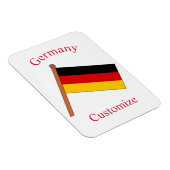 Magnet Flexible Drapeau de l'Allemagne Thunder_Cove (Côté Droit)