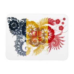 Magnet Flexible Drapeau de l'Andorre