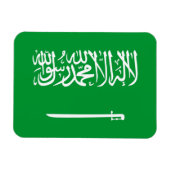 Magnet Flexible Drapeau de l'Arabie saoudite (Horizontal)