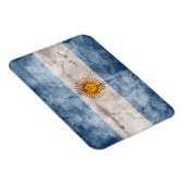 Magnet Flexible Drapeau de l'Argentine patinée (Côté Droit)