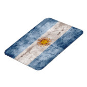 Magnet Flexible Drapeau de l'Argentine patinée (Côté Gauche)