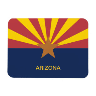 Magnet Flexible Drapeau de l'Arizona