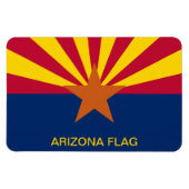 Magnet Flexible Drapeau de l'Arizona (Horizontal)