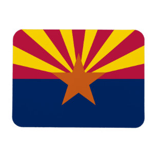 Magnet Flexible Drapeau de l'Arizona
