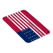 Magnet Flexible Drapeau de l'atoll de Bikini Patriotique (Côté Droit)