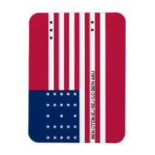 Magnet Flexible Drapeau de l'atoll de Bikini Patriotique (Vertical)