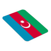 Magnet Flexible Drapeau de l'Azerbaïdjan patriotique (Côté Droit)