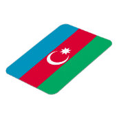 Magnet Flexible Drapeau de l'Azerbaïdjan patriotique (Côté Gauche)