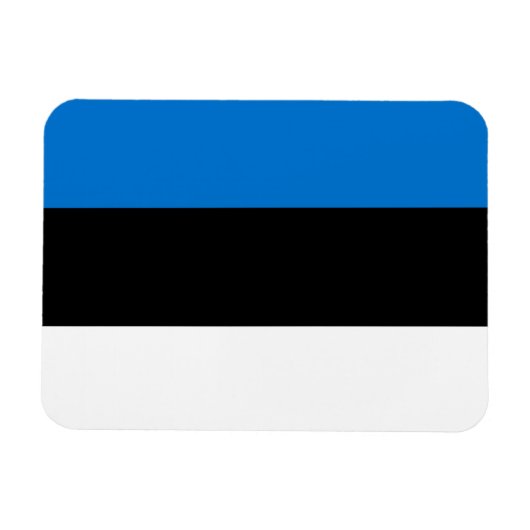 Magnet Flexible Drapeau de l'Estonie (Horizontal)