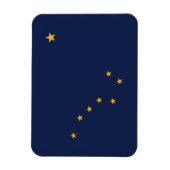 Magnet Flexible Drapeau de l'État d'Alaska (Vertical)