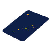 Magnet Flexible Drapeau de l'État d'Alaska (Côté Gauche)