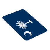 Magnet Flexible Drapeau de l'État de Caroline du Sud (Côté Droit)