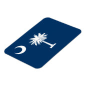 Magnet Flexible Drapeau de l'État de Caroline du Sud (Côté Gauche)