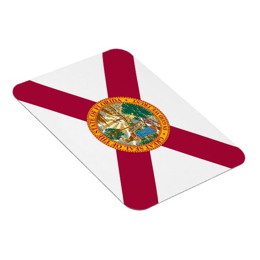 Magnet Flexible Drapeau de l'État de Floride (Côté Droit)