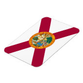 Magnet Flexible Drapeau de l'État de Floride (Côté Gauche)