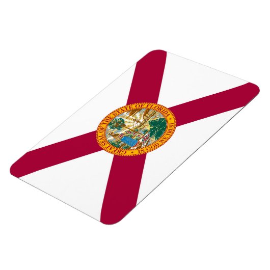 Magnet Flexible Drapeau de l'État de Floride (Côté Gauche)