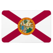 Magnet Flexible Drapeau de l'État de Floride (Horizontal)