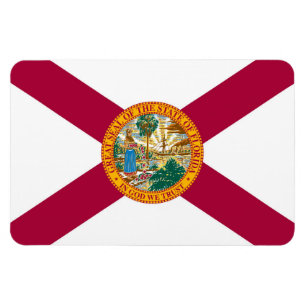 Magnet Flexible Drapeau de l'État de Floride