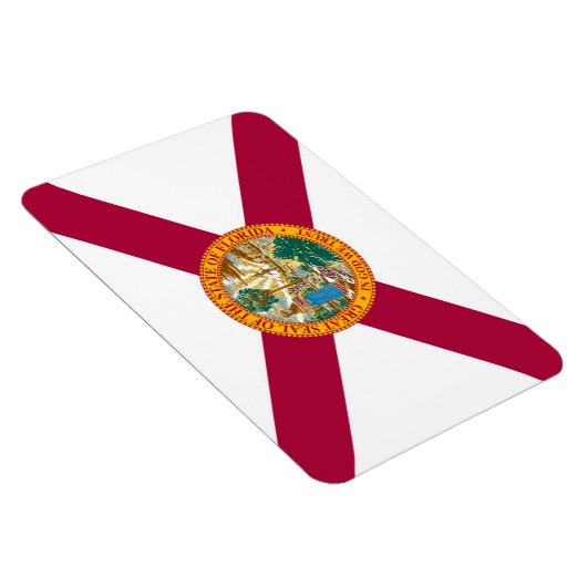 Magnet Flexible Drapeau de l'État de Floride (Côté Droit)