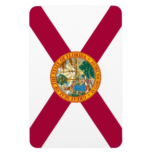 Magnet Flexible Drapeau de l'État de Floride (Vertical)