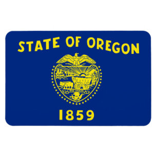 Magnet Flexible Drapeau de l'État de l'Oregon