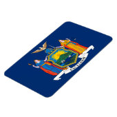 Magnet Flexible Drapeau de l'État de New York (Côté Gauche)