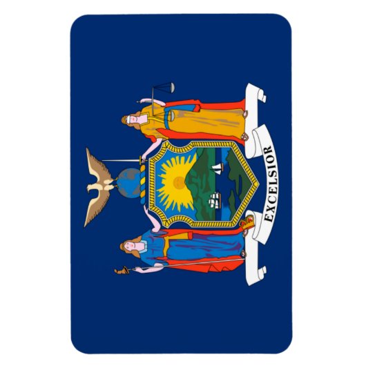 Magnet Flexible Drapeau de l'État de New York (Vertical)