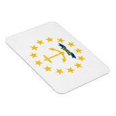 Magnet Flexible Drapeau de l'État de Rhode Island (Côté Droit)