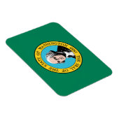 Magnet Flexible Drapeau de l'État de Washington (Côté Droit)