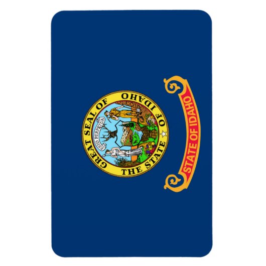 Magnet Flexible Drapeau de l'État d'Idaho (Vertical)