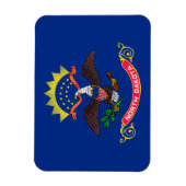 Magnet Flexible Drapeau de l'État du Dakota du Nord (Vertical)