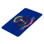 Magnet Flexible Drapeau de l'État du Dakota du Nord (Côté Gauche)