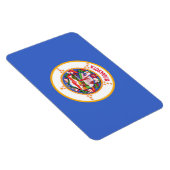 Magnet Flexible Drapeau de l'État du Minnesota (Côté Droit)