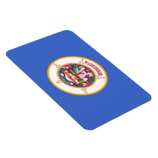 Magnet Flexible Drapeau de l'État du Minnesota (Côté Droit)