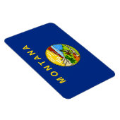 Magnet Flexible Drapeau de l'État du Montana (Côté Droit)