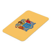 Magnet Flexible Drapeau de l'État du New Jersey (Côté Gauche)