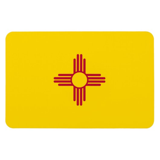 Magnet Flexible drapeau de l'État du Nouveau-Mexique (Horizontal)