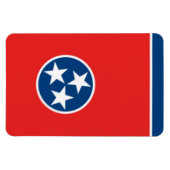 Magnet Flexible Drapeau de l'État du Tennessee (Horizontal)