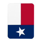 Magnet Flexible Drapeau de l'État du Texas (Vertical)
