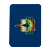 Magnet Flexible Drapeau de l'État du Vermont (Vertical)