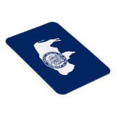 Magnet Flexible Drapeau de l'État du Wyoming (Côté Droit)