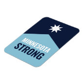 Magnet Flexible Drapeau de l'État rebelle du Minnesota (Côté Gauche)