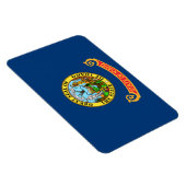 Magnet Flexible Drapeau de l'Idaho, État de Gem, États américains (Côté Droit)